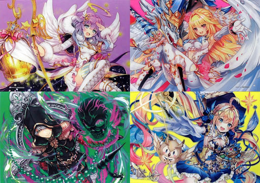 駿河屋 -<中古>全4種セット A4アクリルパネル 「白猫プロジェクト