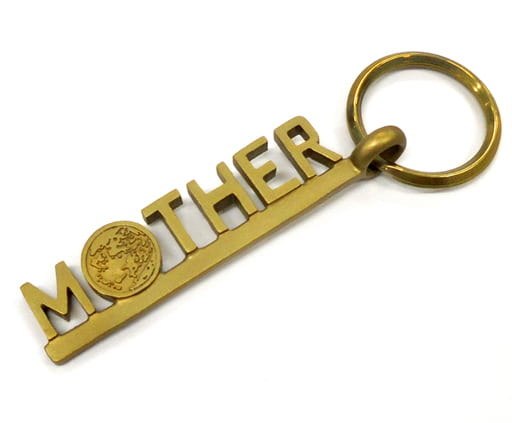 タイトルロゴ 真鍮のキーリング 「MOTHER」