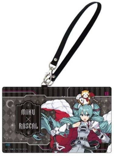 駿河屋 新品 中古 初音ミク パスケース 初音ミク ラスカル21 財布 パスケース