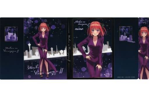 駿河屋 -<中古>中野二乃 クリアブックカバー 「きゃらっとくじ 五等分
