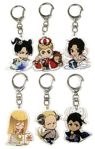 駿河屋 -<中古>全6種セット 「進撃の巨人×PRINCESS CAFE 星座アクリル