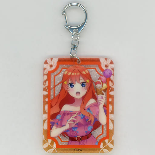 中野五月(ラメ入り) 「五等分の花嫁∬ キャンペーン 2021 in セガ トレーディングアクリルキーホルダー 2021 Summer Vacation! ver.」