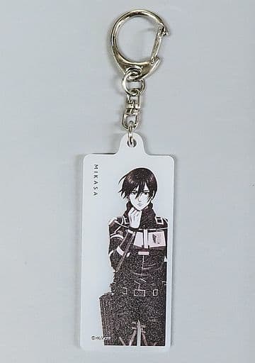 ミカサ・アッカーマン 「MAPPA×TSUTAYA 進撃の巨人 The Final Season 原画集発売記念 POP UP SHOP Vol.1 ホワイトアクリルキーホルダー」
