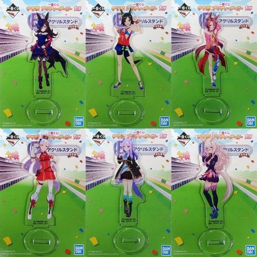 駿河屋 -<中古>全6種セット アクリルスタンド 「一番くじ ウマ娘