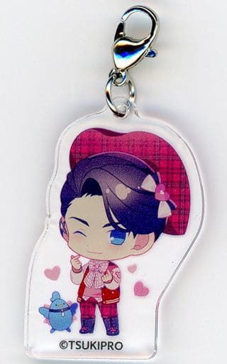 数寄川零 ミニアクリルチャーム 「ツキノ芸能プロダクション TSUKINOTEI ～Soup Stand～ ”February” 如月のスープ×animatecafe クッキーボックス 2月ver.」 同梱品