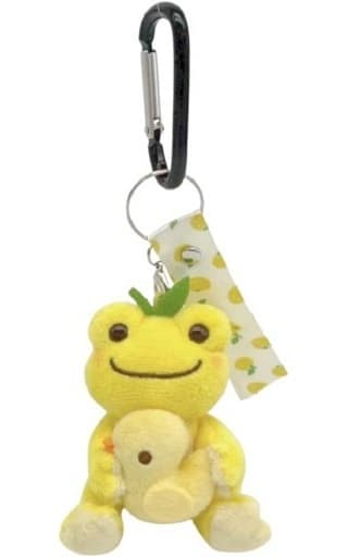 ピクルス(ゆず) カラビナマスコット 「pickles the frog-かえるのピクルス-」