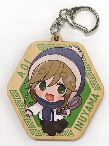 犬山あおい 「ゆるキャン△ POP UP STORE in ロフト トレーディングウッドキーホルダー」