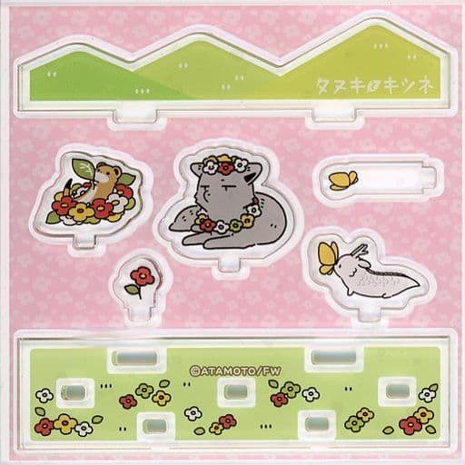 駿河屋 -<中古>オコジョ&オオカミ&龍 ミニアクリルジオラマ 「タヌキ