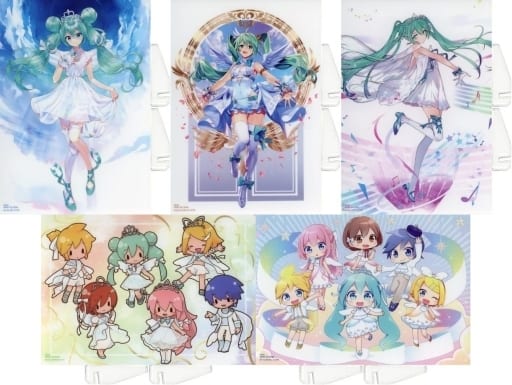 駿河屋 -<中古>全5種セット ビジュアルボード “初音ミク 15th ...