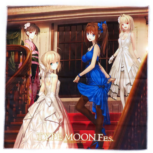 TYPE-MOON Fes. セイバー\u0026アルクェイド　両儀式\u0026蒼崎青子　タオル