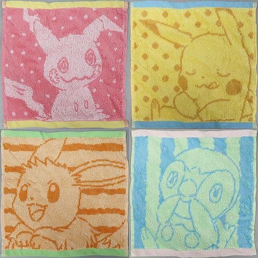 駿河屋 -<中古>全4種セット ジャガードハンドタオル 「一番くじ