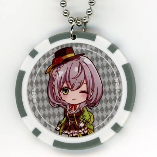 駿河屋 -<中古>白銀ノエル カジノチップキーホルダー ミニキャラver