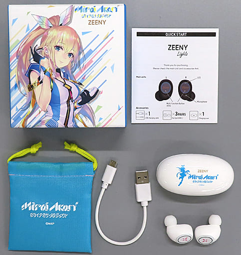 Zeeny lights × 兎鞠まり コラボレーションイヤフォン - イヤフォン Zeeny lights × 兎鞠まり コラボレーションイヤフォン - イヤフォン