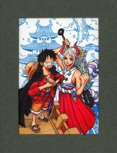 駿河屋 -<中古>ルフィ&ヤマト 刺繍アート 「ワンピース」 デジタル版