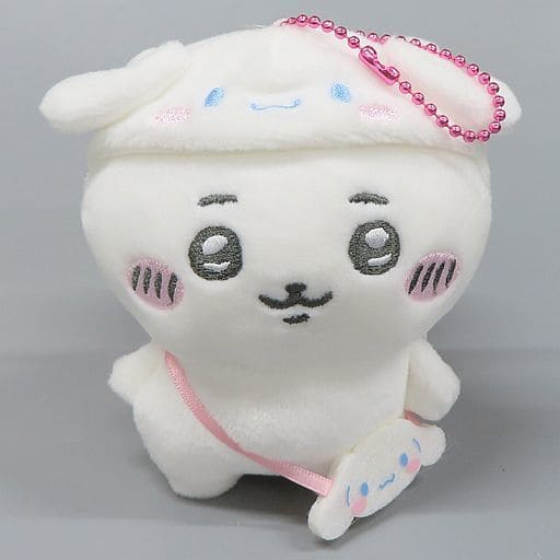 ちいかわ×シナモロール マスコットホルダー 「ちいかわ なんか小さくてかわいいやつ×サンリオキャラクターズ」 ちいかわ×シナモロール マスコットホルダー 「ちいかわ なんか小さくてかわいいやつ×サンリオキャラクターズ」