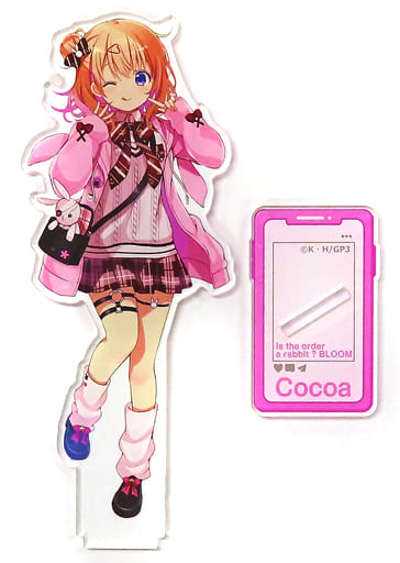 ココア アクリルスタンド So cute girls 「ご注文はうさぎですか? BLOOM×アトレ秋葉原 ご注文はアトレですか? in 秋葉原」