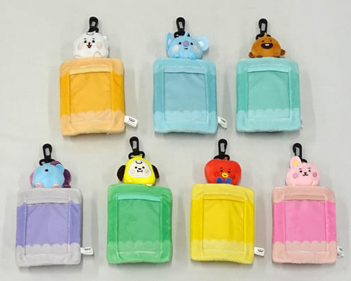 【全種類セット】ナムコ限定 BT21 ぬいぐるみパスケース 7種セット