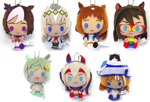 駿河屋 -<中古>全7種セット ぬいぐるみマスコット 「一番くじ ウマ娘