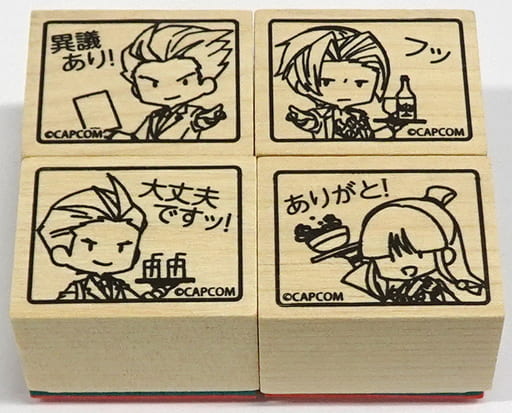 駿河屋 -<中古>逆転裁判 スタンプセット 「CAPCOM CAFE×逆転裁判/大 ...