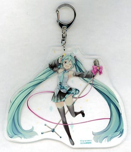 駿河屋 -<中古>初音ミク(なつめえりver.) ビッグアクリルキーホルダー