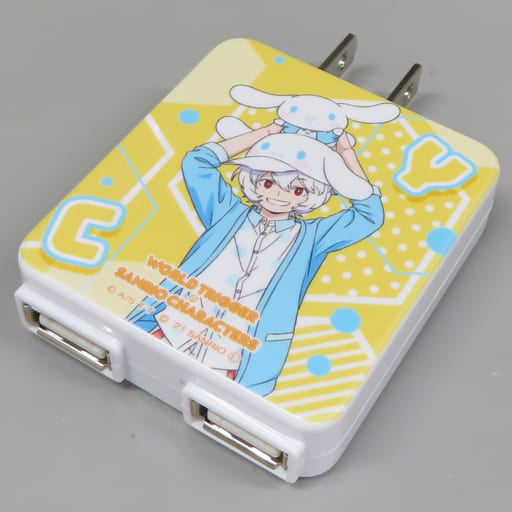 駿河屋 -<中古>空閑遊真&シナモロール 二口USB-ACアダプター 駿河屋 -<中古>空閑遊真&シナモロール 二口USB-ACアダプター