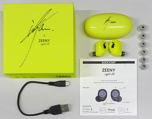Zeeny Lights HD x 谷山紀章 - イヤフォン Zeeny Lights HD x 谷山紀章 - イヤフォン