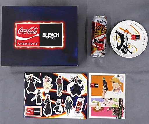 駿河屋 -<中古>集合 Soul Blast缶&BLEACHグッズ 「コカコーラ×BLEACH