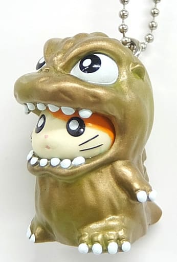 金のゴジハムくん マスコット 「ゴジラ×メカゴジラ/劇場版とっとこハム太郎 ハムハムハムージャ!幻のプリンセス」 グッズ付き前売チケット特典