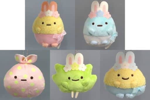 駿河屋 -<中古>全5種セット ふしぎなうさぎのおにわ ボールチェーン
