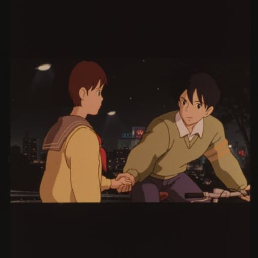 月島雫&天沢聖司(夜道/自転車/バストアップ) フィルム入場券 「耳をすませば」 三鷹の森ジブリ美術館入場特典 月島雫&天沢聖司(夜道/自転車/バストアップ) フィルム入場券 「耳をすませば」 三鷹の森ジブリ美術館入場特典
