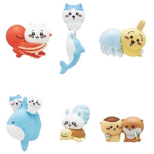 駿河屋 -<中古>全6種セット 「ちいかわ×水族館 フィギュアマスコット 駿河屋 -<中古>全6種セット 「ちいかわ×水族館 フィギュアマスコット