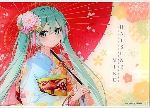 駿河屋 -<中古>初音ミク(和服散歩) A4アクリルパネル 「初音ミク