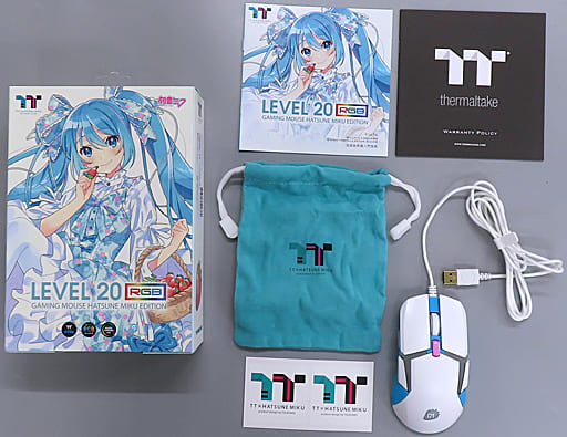 駿河屋 -<中古>初音ミクイメージ LEVEL 20 RGB GAMING MOUSE HATSUNE