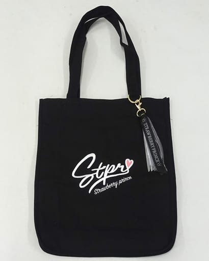 駿河屋 -<中古>すとろべりーぷりんす STPR チャーム付きスクエアトート 駿河屋 -<中古>すとろべりーぷりんす STPR チャーム付きスクエアトート