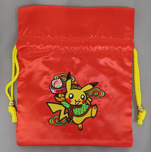 配送日指定可 ポケモンセンター ピカチュウ飯店 レックウザ 巾着バック