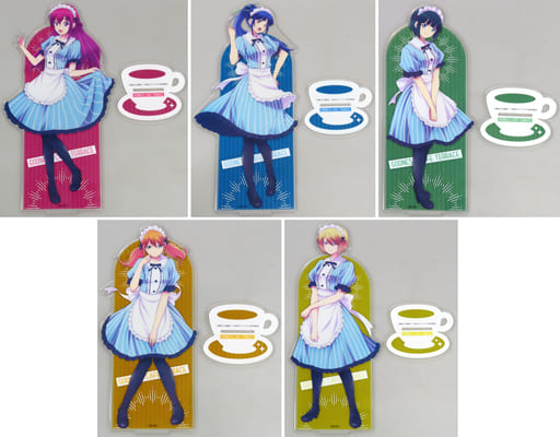駿河屋 -<中古>全5種セット アクスタB.I.G. 「女神のカフェテラス