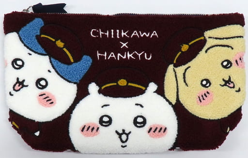 駿河屋 -<中古>集合 サガラ刺繍ポーチ 「ちいかわ×阪急電車 CHIIKAWA ...