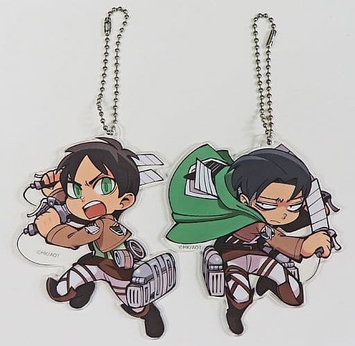駿河屋 -<中古>エレン&リヴァイ アクリルキーホルダーセット 「進撃の