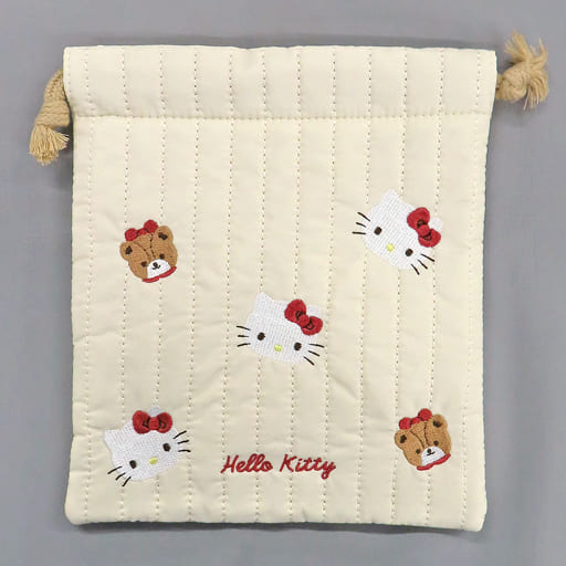 駿河屋 -<新品/中古>ハローキティ キルティングシリーズ 巾着