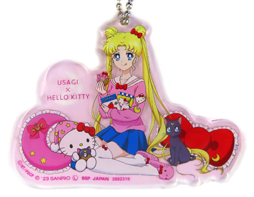 駿河屋 -<中古>月野うさぎ×ハローキティ アクリルキーホルダー 「美 駿河屋 -<中古>月野うさぎ×ハローキティ アクリルキーホルダー 「美