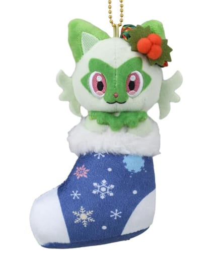 駿河屋 -<中古>ニャオハ ぬいぐるみマスコット Paldea's Christmas 駿河屋 -<中古>ニャオハ ぬいぐるみマスコット Paldea's Christmas
