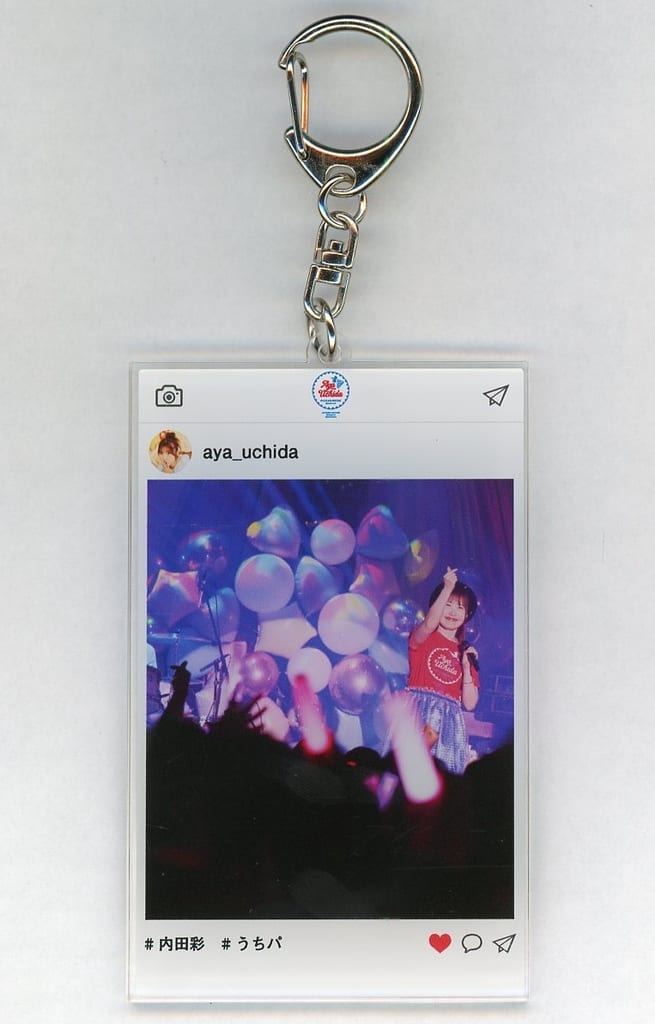 内田彩 SNS風アクリルA 「内田彩『AYA UCHIDA LIVE 2023 Welcome to Uchida Party』 開催記念ラッフルくじ」 C賞