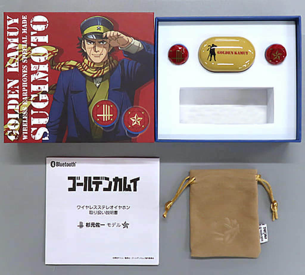 ゴールデンカムイ 杉元佐一 ワイヤレスイヤホン 新品未使用未開封 ゴールデンカムイ 杉元佐一 ワイヤレスイヤホン 新品未使用未開封