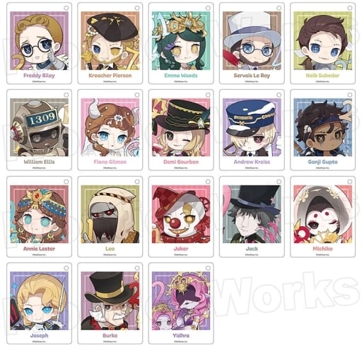 【BOX】Identity V 第五人格 トレーディングアクリルキーホルダー CHARACTER DAY 2021-2022 Vol.3 【BOX】Identity V 第五人格 トレーディングアクリルキーホルダー CHARACTER DAY 2021-2022 Vol.3