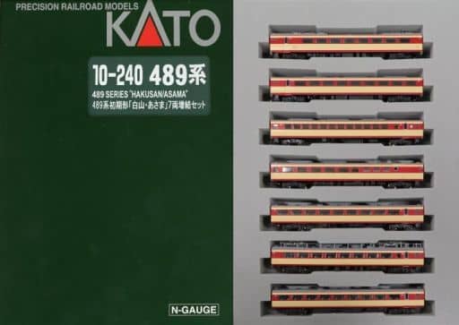 駿河屋 -<中古>1/150 489系初期形 白山・あさま 7両増結セット [10-240