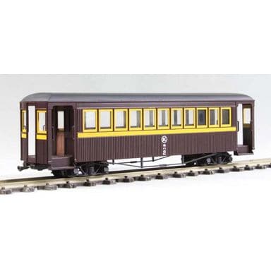 駿河屋 -<中古>12mmゲージ 1/87 頸城鉄道 ホハ2 客車 木造仕様 組立