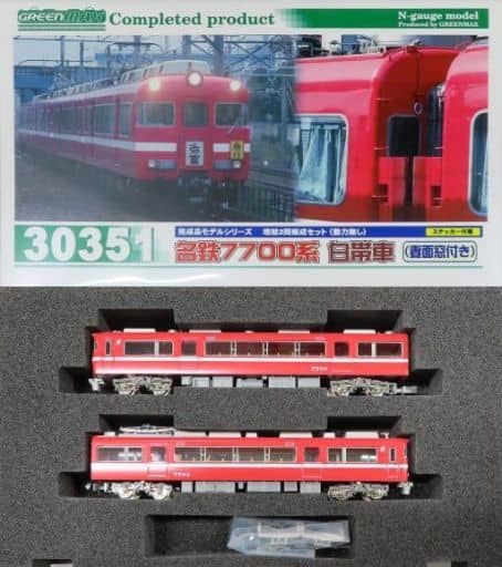 駿河屋 -<新品/中古>1/150 名鉄7700系白帯車 妻面窓付き 増結2両編成