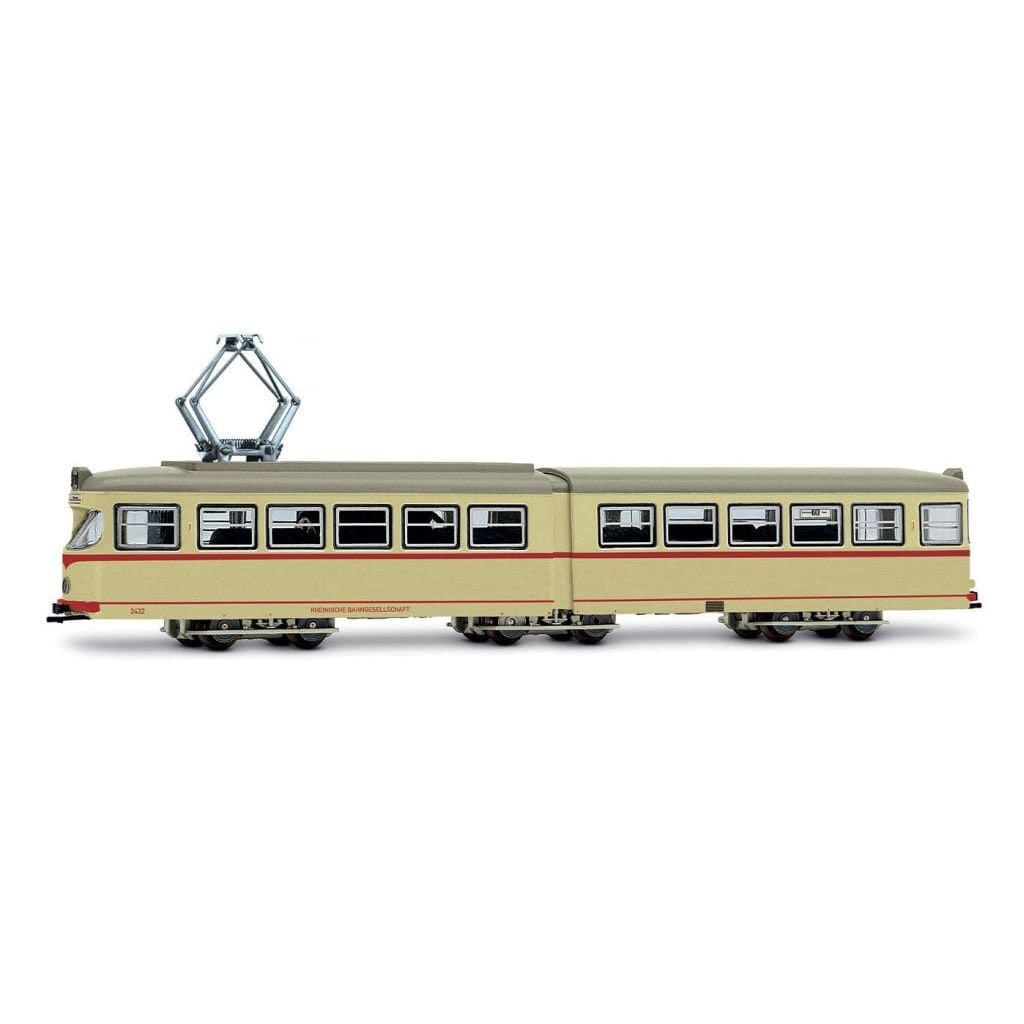1/160 Tram Duewag GT6、one front light、beige/red livery ”Dusseldorf”、ep. IV-V、with DCC sound decoder [HN2613S]