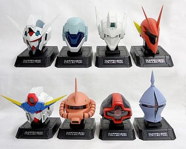 駿河屋 -<中古>全8種セット(発光台座) マスコレ ガンダムヘッド
