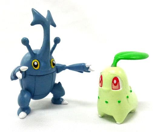 チコリータ&ヘラクロス 「ポケモン リアルフィギュアコレクション」 チコリータ&ヘラクロス 「ポケモン リアルフィギュアコレクション」